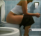 A woman gets the urge to go while swimming in a pool. She later is seen sitting on the toilet and takes a noisy, explosive, wet shit.